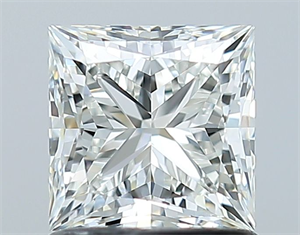 Picture of Natural Diamond 1.20 Carats, Princess with  Cut, I Color, VVS2 Clarity and Certified by GIA
