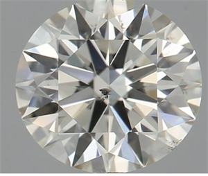 Picture of Natural Diamond 0.80 Carats, Round with Excellent Cut, J Color, SI2 Clarity and Certified by IGI