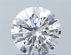 Picture of Natural Diamond 0.73 Carats, Round with Excellent Cut, E Color, VS1 Clarity and Certified by GIA