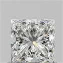 Natural Diamond 0.90 Carats, Princess with  Cut, I Color, VVS1 Clarity and Certified by GIA