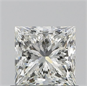 Natural Diamond 0.90 Carats, Princess with  Cut, I Color, VVS1 Clarity and Certified by GIA