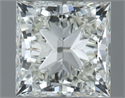 Natural Diamond 0.80 Carats, Princess with  Cut, H Color, VVS2 Clarity and Certified by IGI