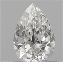Natural Diamond 0.51 Carats, Pear with  Cut, I Color, I1 Clarity and Certified by GIA