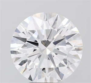 Picture of Lab Grown Diamond 5.06 Carats, Round with Ideal Cut, E Color, VVS1 Clarity and Certified by IGI