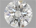 Natural Diamond 0.70 Carats, Round with Excellent Cut, J Color, VS2 Clarity and Certified by GIA
