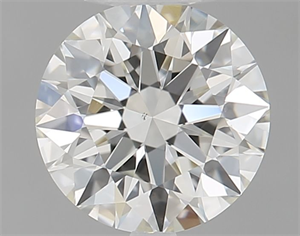 Picture of Natural Diamond 0.70 Carats, Round with Excellent Cut, J Color, VS2 Clarity and Certified by GIA