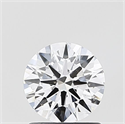 Lab Grown Diamond 1.03 Carats, Round with Excellent Cut, E Color, VS1 Clarity and Certified by IGI