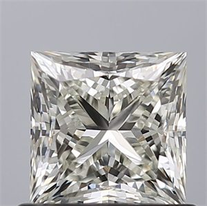 Picture of Natural Diamond 0.90 Carats, Princess with  Cut, J Color, VVS2 Clarity and Certified by GIA