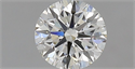 Diamante Natural 0.73 quilates, Redondo , Color H, claridad IF y certificado IGI