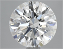 Natural Diamond 2.02 Carats, Round with Excellent Cut, H Color, VS1 Clarity and Certified by GIA