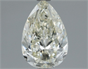 Natural Diamond 1.50 Carats, Pear with  Cut, K Color, SI1 Clarity and Certified by IGI