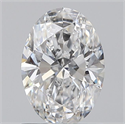 Diamante Natural 0.80 quilates, Ovalado , Color D, claridad VS2 y certificado GIA