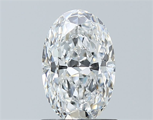 Picture of Natural Diamond 1.20 Carats, Oval with  Cut, E Color, VS2 Clarity and Certified by GIA