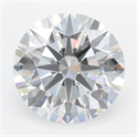 Lab Grown Diamond 3.33 Carats, Round with Ideal Cut, D Color, IF Clarity and Certified by IGI