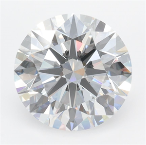 Picture of Lab Grown Diamond 3.33 Carats, Round with Ideal Cut, D Color, IF Clarity and Certified by IGI