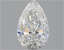 Natural Diamond 1.06 Carats, Pear with  Cut, E Color, VVS2 Clarity and Certified by GIA