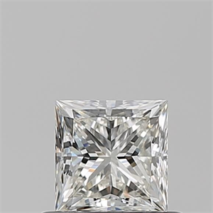 Picture of Natural Diamond 0.61 Carats, Princess with  Cut, I Color, VS1 Clarity and Certified by GIA