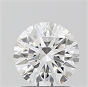 Lab Grown Diamond 1.07 Carats, Round with Ideal Cut, D Color, IF Clarity and Certified by IGI