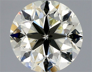 Picture of Natural Diamond 0.80 Carats, Round with Very Good Cut, N Color, SI1 Clarity and Certified by GIA