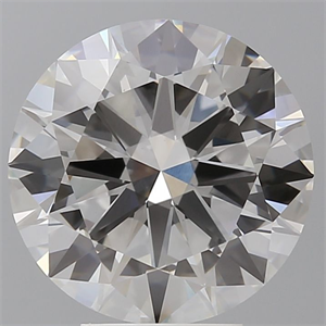 Picture of Lab Grown Diamond 5.08 Carats, Round with Excellent Cut, F Color, VVS2 Clarity and Certified by IGI