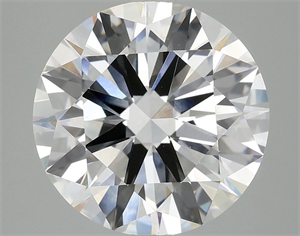 Picture of Lab Grown Diamond 5.05 Carats, Round with Excellent Cut, F Color, VVS2 Clarity and Certified by IGI