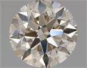 Natural Diamond 1.70 Carats, Round with Excellent Cut, L Color, VS2 Clarity and Certified by HRD