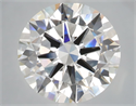 Lab Grown Diamond 6.00 Carats, Round with Excellent Cut, E Color, VVS2 Clarity and Certified by IGI