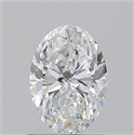 Natural Diamond 1.01 Carats, Oval with  Cut, E Color, VVS1 Clarity and Certified by GIA