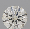 Natural Diamond 0.40 Carats, Round with Excellent Cut, J Color, VS1 Clarity and Certified by IGI