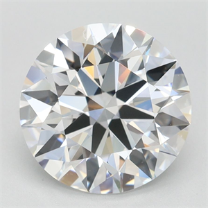 Picture of Lab Grown Diamond 2.37 Carats, Round with Ideal Cut, D Color, VVS1 Clarity and Certified by IGI
