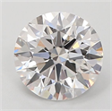 Lab Grown Diamond 1.52 Carats, Round with Ideal Cut, D Color, VS1 Clarity and Certified by IGI