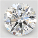 Lab Grown Diamond 3.32 Carats, Round with Excellent Cut, E Color, VVS1 Clarity and Certified by GIA