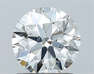 Picture of Natural Diamond 1.01 Carats, Round with Excellent Cut, I Color, SI2 Clarity and Certified by GIA