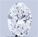 Natural Diamond 0.63 Carats, Oval with  Cut, E Color, VS1 Clarity and Certified by GIA