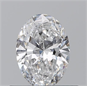 Diamante Natural 0.50 quilates, Ovalado , Color D, claridad VVS1 y certificado GIA