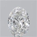 Natural Diamond 1.20 Carats, Oval with  Cut, G Color, SI1 Clarity and Certified by GIA