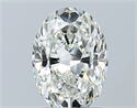 Natural Diamond 1.21 Carats, Oval with  Cut, H Color, VVS2 Clarity and Certified by GIA