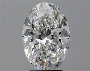 Foto Diamante Natural 3.14 quilates, Ovalado , Color E, claridad VVS2 y certificado GIA de