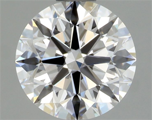 Picture of Natural Diamond 0.74 Carats, Round with Excellent Cut, D Color, VVS1 Clarity and Certified by GIA