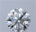 Diamante Natural 1.50 quilates, Redondo , Color E, claridad VVS1 y certificado GIA