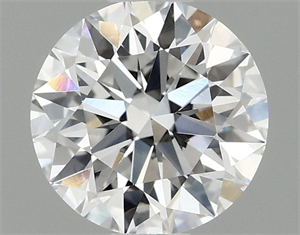 Picture of Lab Grown Diamond 1.10 Carats, Round with Ideal Cut, D Color, VVS2 Clarity and Certified by IGI