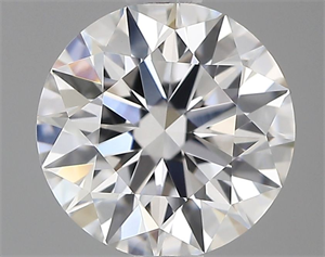 Picture of Lab Grown Diamond 1.27 Carats, Round with Ideal Cut, D Color, VVS2 Clarity and Certified by IGI