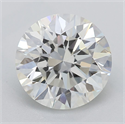 Diamante Natural 2.01 quilates, Redondo , Color J, claridad SI1 y certificado GIA