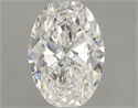 Diamante Natural 0.51 quilates, Ovalado , Color F, claridad VS2 y certificado GIA
