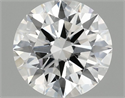 Lab Grown Diamond 1.28 Carats, Round with Ideal Cut, E Color, VS1 Clarity and Certified by IGI