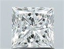 Natural Diamond 1.05 Carats, Princess with  Cut, I Color, VS1 Clarity and Certified by GIA
