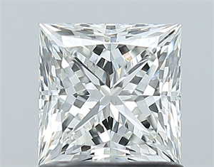 Picture of Natural Diamond 1.05 Carats, Princess with  Cut, I Color, VS1 Clarity and Certified by GIA