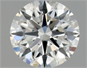 Natural Diamond 0.86 Carats, Round with Excellent Cut, E Color, VVS2 Clarity and Certified by GIA