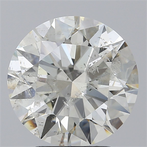 Picture of Natural Diamond 3.23 Carats, Round with Excellent Cut, I Color, SI2 Clarity and Certified by IGI