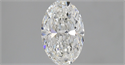 Natural Diamond 1.50 Carats, Oval with  Cut, F Color, VVS1 Clarity and Certified by GIA